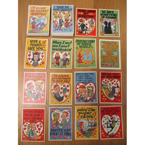 1 - Collection with loose part sets and odds including A & BC Flags of The World, Funny Valentine, Playe... 