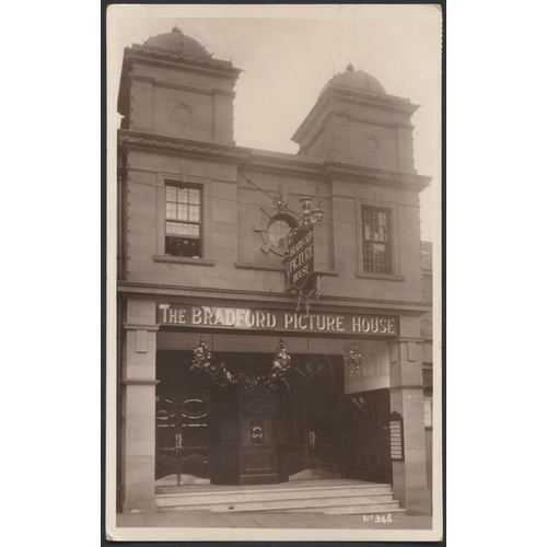 104 - Yorkshire. A valuable Bradford and area coln. in 19 period postcard boxes rich in better R.Ps. Stree... 