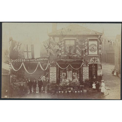 104 - Yorkshire. A valuable Bradford and area coln. in 19 period postcard boxes rich in better R.Ps. Stree... 