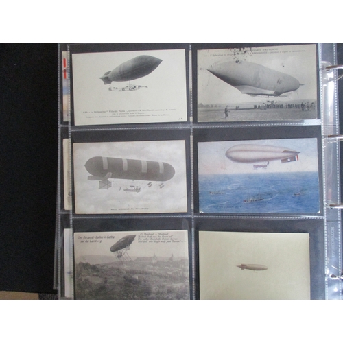 123 - Aviation. coln. in large modern album. WWI incl. Flying at Blackpool, Daily Mail Tours, Flying at He... 