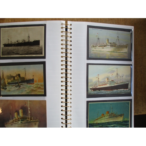 133 - Shipping. Coln. in 6 modern photo albums of misc. Lines. Canadian Pacific incl. Montlaurier, Minnedo... 