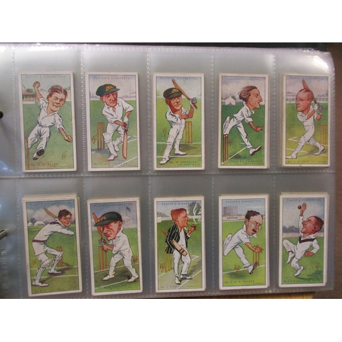 14 - Collection in 6 albums with complete sets including Ogdens A.B.C Of Sport, Derby Entrants 1928, Fowl... 