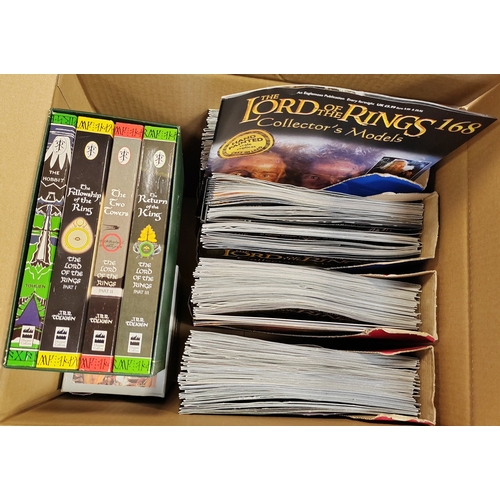 156 - Eaglemoss. Collection of The Lord of the Rings diecast collectors models (Approx. 180) generally min... 