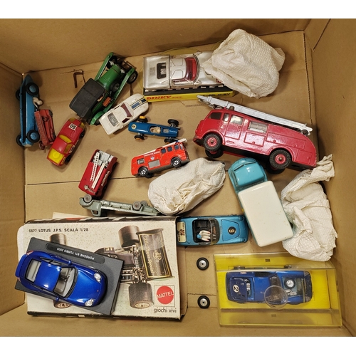 219 - Collection of cars, race cars, buses, trucks etc. generally very good to near mint in mostly very go... 