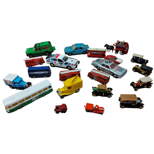 233 - Collection of cars, trucks, emergency vehicles etc. generally very good to near mint in mostly good ... 