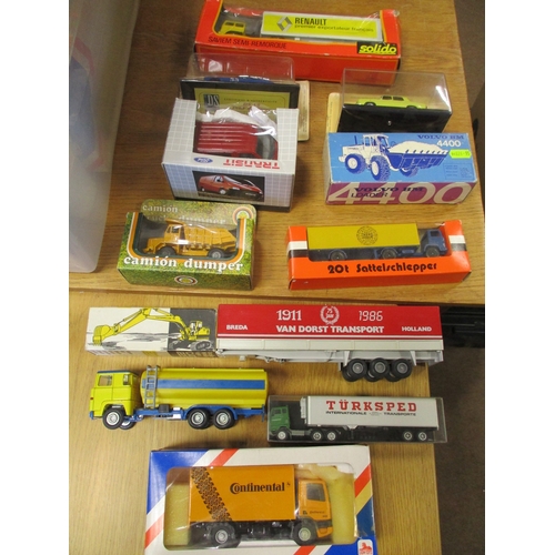 235 - Collection including ranges from Conrad, Hamm, Lion Toys, Mercedes Benz, Tekno etc generally excelle... 