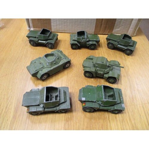 237 - Collection of unboxed military vehicles with ranges from Corgi, Dinky, Lesney, Maisto generally exce... 