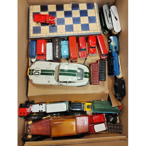 241 - Collection of boxed and unboxed cars, buses, trucks etc. generally excellent/mint mostly excellent b... 