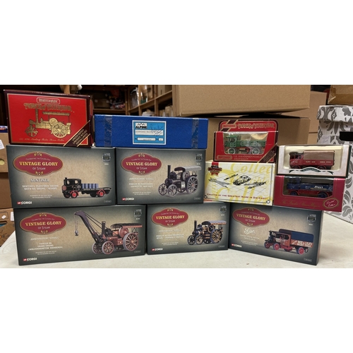 285 - Collection of model steam vehicles, generally excellent in excellent boxes, included Corgi Vintage g... 