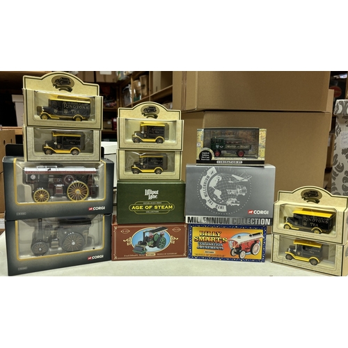 285 - Collection of model steam vehicles, generally excellent in excellent boxes, included Corgi Vintage g... 