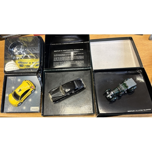 287 - Collection of 1:43 scale model cars, generally excellent in excellent, including Minichamps (9), Ixo... 