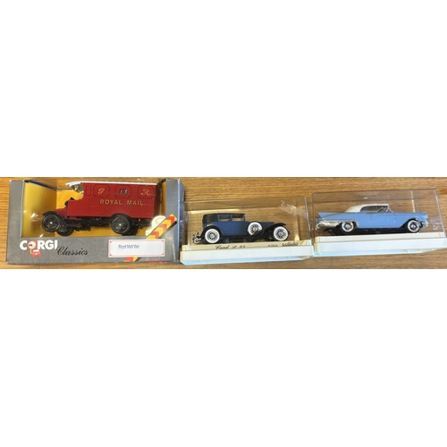 294 - Collection of 1:43 model vehicles boxed and unboxed, generally excellent in very good boxes, with bo... 