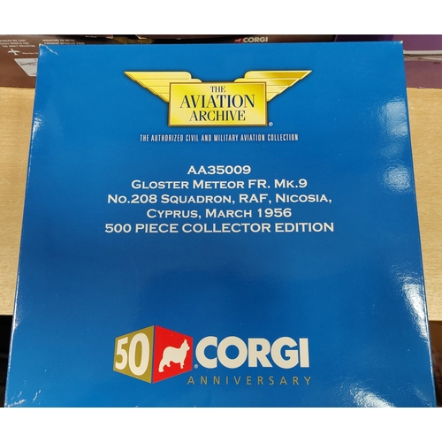 309 - Corgi Aviation Archive. Collection generally excellent/mint in mostly very good/excellent boxes with... 