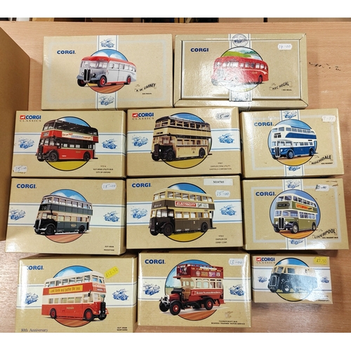 317 - Corgi. Collection of cars, buses, trucks etc. generally mint in mostly excellent boxes includes rang... 