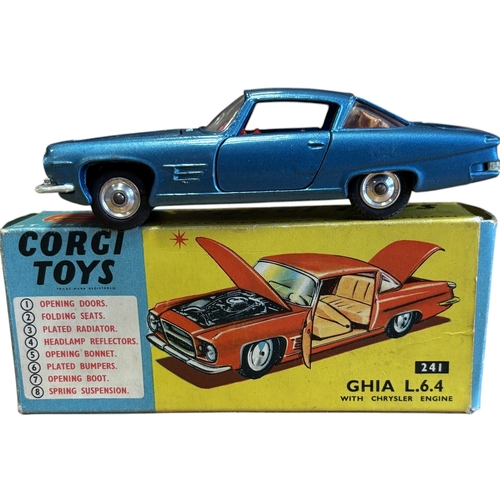 327 - Corgi. Range of Corgi toys model cars, generally very good in very good boxes, including 436 Citroen... 