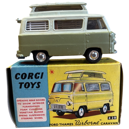 327 - Corgi. Range of Corgi toys model cars, generally very good in very good boxes, including 436 Citroen... 