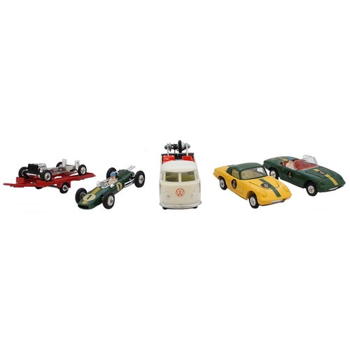 341 - Corgi. GS37 Lotus Racing Team consist of Lotus Climax Racing Car, Lotus Elan Coupe, Lotus Elan S2, V... 