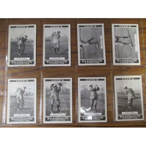 38 - Cope. Complete set in plastic sleeves with 1923 Golf Strokes generally good to good plus. Cat. £832.... 