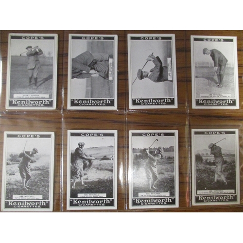 38 - Cope. Complete set in plastic sleeves with 1923 Golf Strokes generally good to good plus. Cat. £832.... 