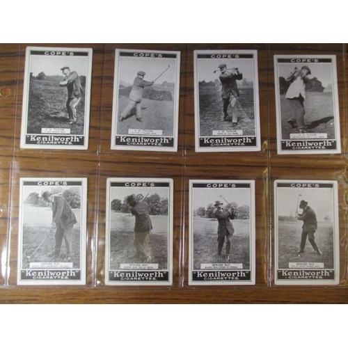 38 - Cope. Complete set in plastic sleeves with 1923 Golf Strokes generally good to good plus. Cat. £832.... 