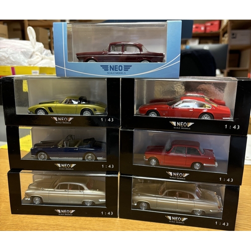 382 - Neo. Collection of model cars, generally excellent in excellent boxes, including Jaguar MK10 (2), Fa... 