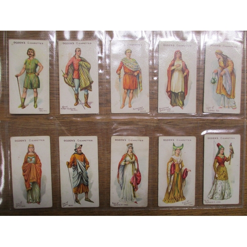 44 - Ogdens. Complete set in plastic sleeves with 1905 British Costumes from 100 B.C. to 1904 generally v... 