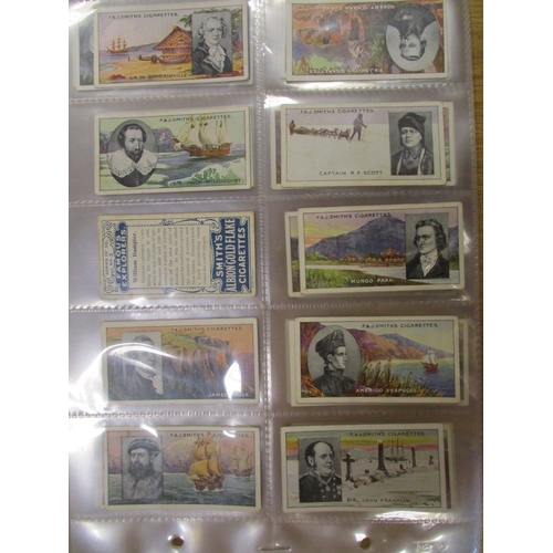 47 - F&J Smith. Complete set in plastic sleeves with 1911 Famous explorers, generally good plus to excell... 