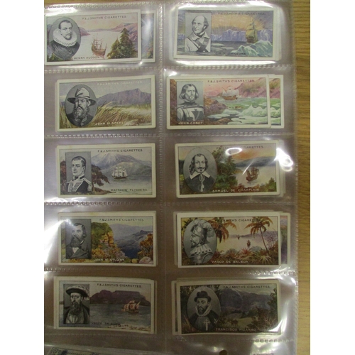 47 - F&J Smith. Complete set in plastic sleeves with 1911 Famous explorers, generally good plus to excell... 