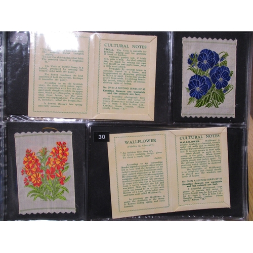 50 - Wix. Collection in 2 albums with Kensitas flowers including large 1st and 2nd series printed backs (... 