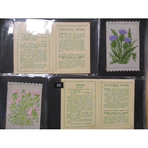 50 - Wix. Collection in 2 albums with Kensitas flowers including large 1st and 2nd series printed backs (... 