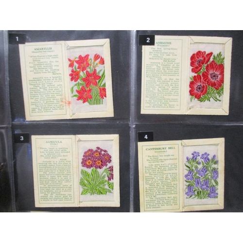 50 - Wix. Collection in 2 albums with Kensitas flowers including large 1st and 2nd series printed backs (... 