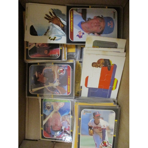 53 - Vast collection of generally 1980's onwards trading cards including American football and cricket pl... 