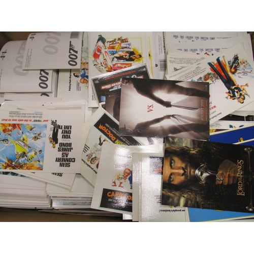 54 - Collection with trade cards including James Bond, Lord of The Rings, Playboy, The Simpsons, The Walk... 