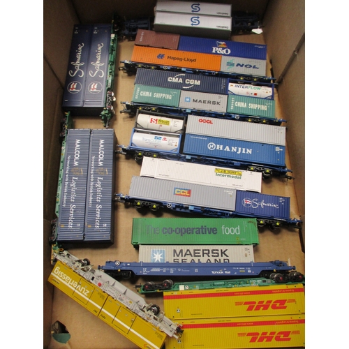 558 - Collection of OO gauge unboxed wagons including ranges from Bachmann, Dapol, Hornby, Liliput, Rivaro... 