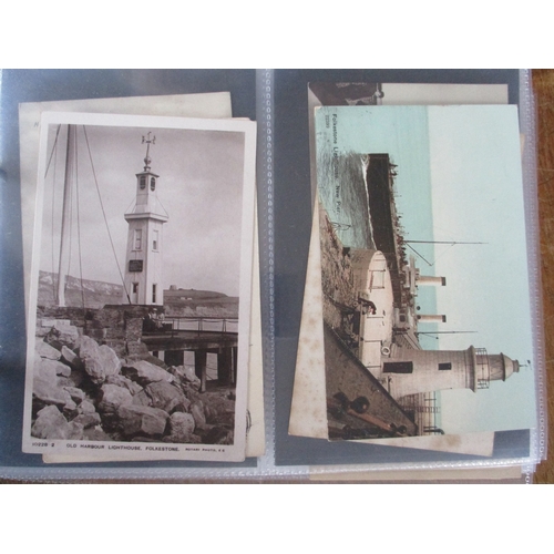 65 - Misc. coln. in modern albums incl. coln. of Piers in alphabetical order (600+), Lighthouses (119), C... 