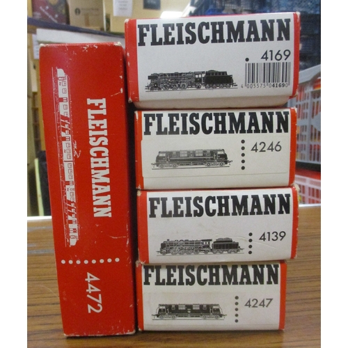 680 - Fleischmann. Range of OO gauge locomotives, generally near mint to mint in excellent to near mint bo... 