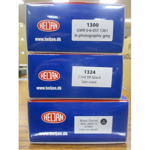 682 - Heljan. Range of OO gauge locomotives, generally mint in near mint boxes, with 1300, 1324 and 266212... 