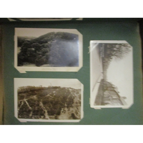 76 - Misc. coln. in very tatty old album of UK topo. with many general views and better R.Ps. incl Littel... 