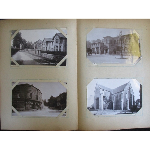 77 - Misc. coln. in vintage albums with better R.Ps of Midsomer Norton incl. Silver St., North Rd., Marke... 