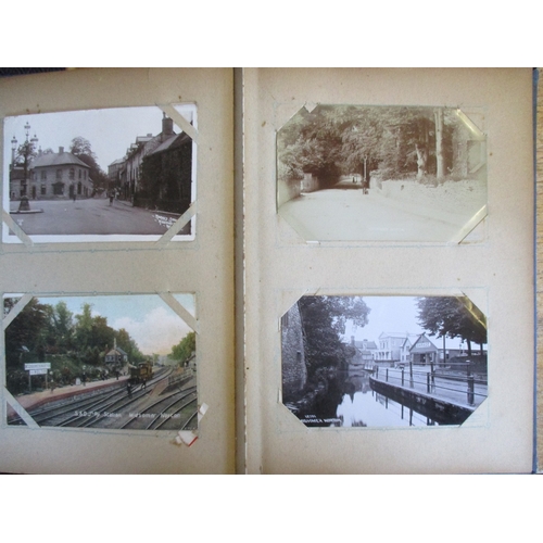 77 - Misc. coln. in vintage albums with better R.Ps of Midsomer Norton incl. Silver St., North Rd., Marke... 