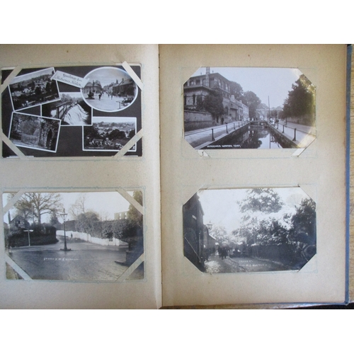 77 - Misc. coln. in vintage albums with better R.Ps of Midsomer Norton incl. Silver St., North Rd., Marke... 