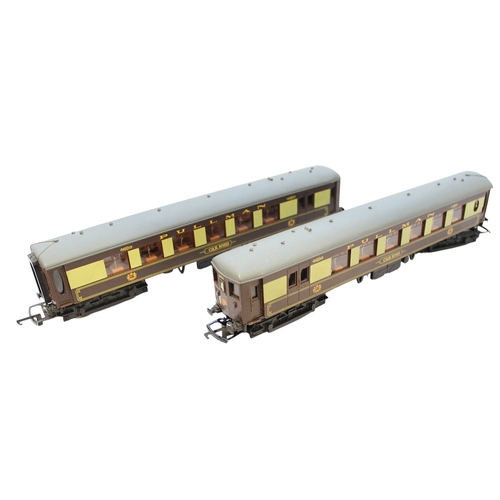 796 - Wrenn. W3006/7A OO gauge BR 'Brighton Belle' 3051 brown & cream 2-car set, near mint in near very go... 