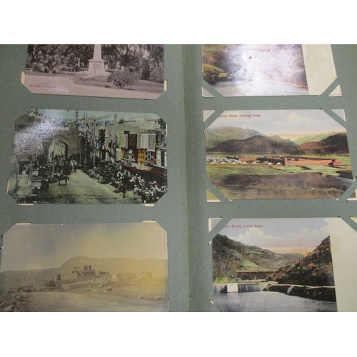 85 - Misc. Coln. in 2 albums and loose with B&W trains (120), animals including Tuck's (11), plus ranges ... 