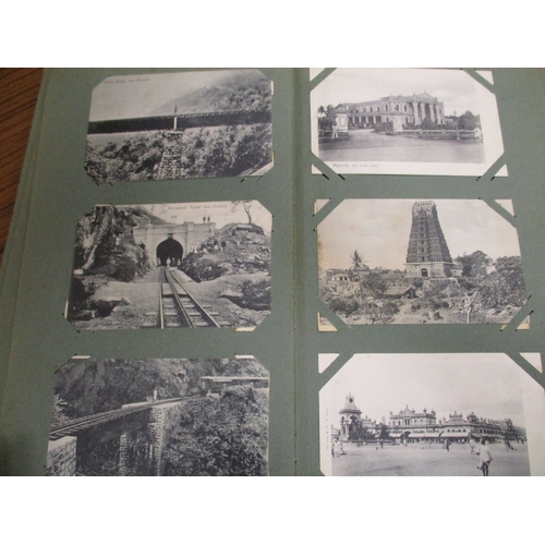 85 - Misc. Coln. in 2 albums and loose with B&W trains (120), animals including Tuck's (11), plus ranges ... 