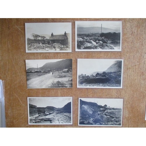 96 - Wales. Dolgarrog dam disaster November 1925. Coln. showing flood damage incl. damaged building, rock... 