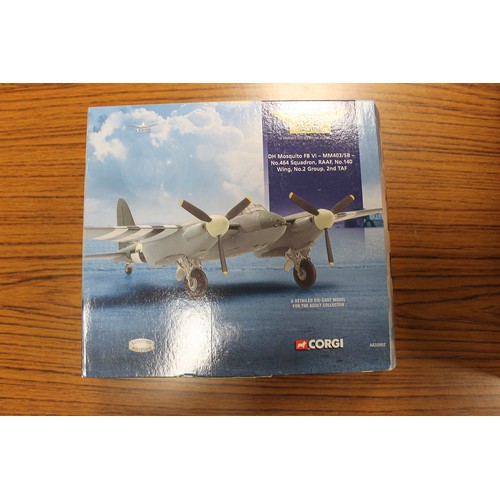 307 - Corgi Aviation Archive. Collection of 1:72 and 1:32 scale model military fighter planes and bombers,... 