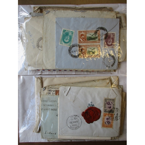 47 - World postal history range of loose early to middle covers, incl 1844 Preston to London 1d red cover... 