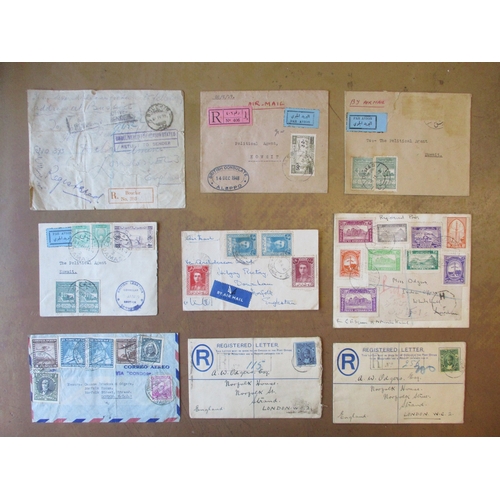 48 - World postal history range of loose early to middle covers, incl range of 1870s South Australia to G... 