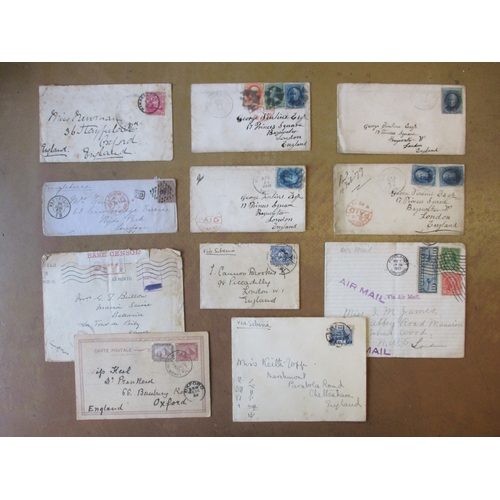 48 - World postal history range of loose early to middle covers, incl range of 1870s South Australia to G... 