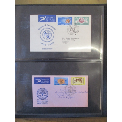 51 - South Africa and Romania misc M/U coln in 5 binders and loose leaves, incl range of modern South Afr... 